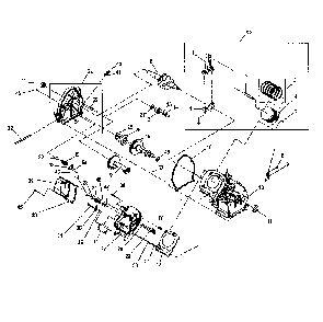 Engine 1 Diagram and Parts List for 005747-3  Generac Generator