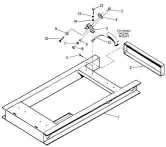 Mounting Base Diagram and Parts List for 9112-4  Generac Generator