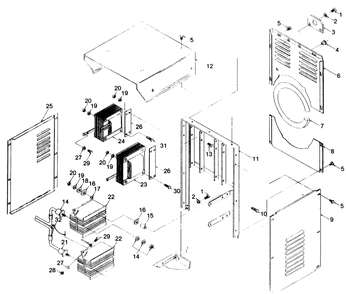 Part Location Diagram of 53705-C Generac Frame, Panel