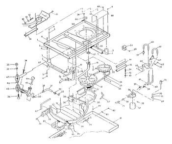 Base And Pulleys (Side Exhaust) Diagram and Parts List for 9309-0  Generac Generator