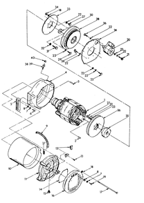 Generator Diagram and Parts List for 9172-3  Generac Generator