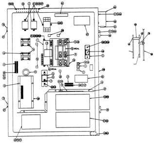 Transfer Switch Assembly Diagram and Parts List for 9657-3  Generac Generator