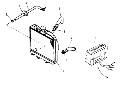 Attached Parts Diagram and Parts List for 1008-D  Generac Welder