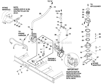 Fuel Natural Gas G3 6.8l 100kw/5.4l 80kw Diagram and Parts List for QT10068JVAN (5005273)(2008) Generac Generator