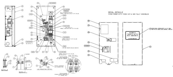 Part Location Diagram of 0E6032 Generac 90 Degree Up Spade Connector