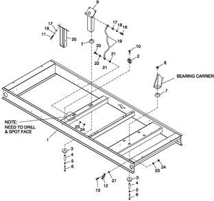 Mounting Base Cpl C3 Diagram and Parts List for CT07068ANSN (1209V33918)(2009) Generac Generator