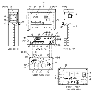 Ev Control Panel 1.5l Diagram and Parts List for 0044741 (3580728 - 3694588)(2014) Generac Generator