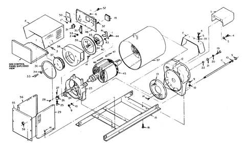 Part Location Diagram of 69692 Generac Panel Support - Right Side