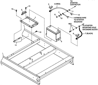 Battery 5.4l Cpl Diagram and Parts List for CT08046ANSN (0707V22030)(2007) Generac Generator
