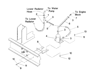 Engine Coolant Heater Diagram and Parts List for 4123-0  Generac Generator