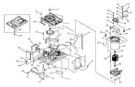 Alternator Diagram and Parts List for 0847-0  Generac Generator