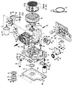 Engine Parts Diagram and Parts List for 6247-8  Generac Generator
