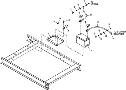 Battery 2.4l Cpl Diagram and Parts List for ET04524ANSX (5958125 - 6811044)(2011) Generac Generator