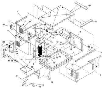 Part Location Diagram of C2506A Generac Mesh, Door Panel