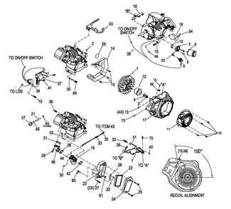 Part Location Diagram of 0H3813 Generac Nut, Hex 1/8-27 Npts Thin Nylon
