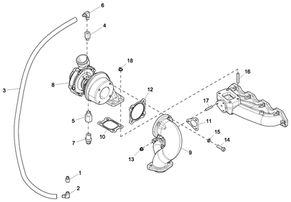 Turbo 2.4l G2 Diagram and Parts List for 0056090 (5246790)(2008) Generac Generator