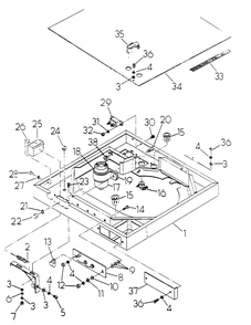 Blower Shroud Diagram and Parts List for 6216-0  Generac Generator