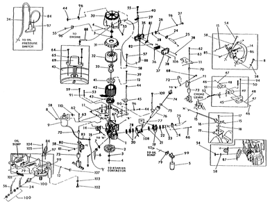 Generator Diagram and Parts List for 0802-3  Generac Generator