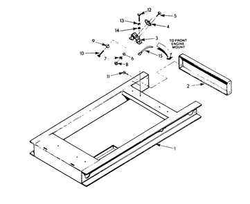 Mounting Base Diagram and Parts List for 9112-7  Generac Generator