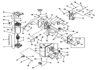 Part Location Diagram of 86317A Generac Panel Support Bracket