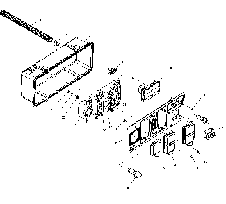 Control Panel Diagram and Parts List for 005747-3  Generac Generator