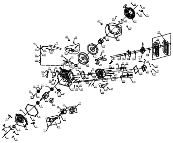 Part Location Diagram of 0J08180113 Generac Crankcase