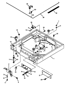 Blower Shroud Diagram and Parts List for 6208-6  Generac Generator