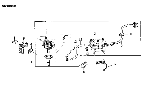 Part Location Diagram of 0J35220130 Generac Insulator, Carburetor