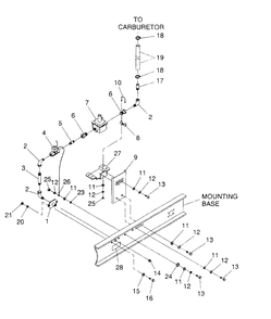 Carburetor - Drawing 1 Diagram and Parts List for 4626-0  Generac Generator