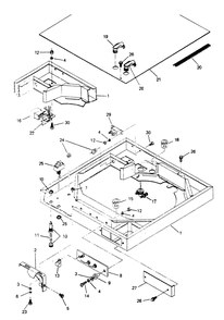 Blower Shroud Diagram and Parts List for 6244-6  Generac Generator