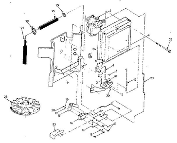 Gasoline Carburetor Diagram and Parts List for 9009-3  Generac Generator
