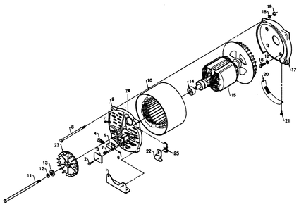 Alternator Diagram and Parts List for 8338-2  Generac Welder