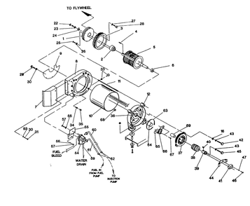 Generator Diagram and Parts List for 9468-3  Generac Generator