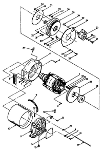 Generator Diagram and Parts List for 0980-0  Generac Generator