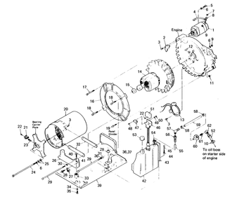 Part Location Diagram of 48723 Generac Stator Assembly