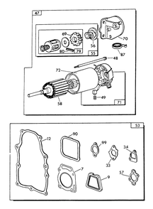 V-Twin Engine Parts (Part 1) Diagram and Parts List for 9067-8  Generac Generator