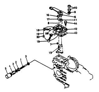 Speed Control Plate Diagram and Parts List for 1011-C  Generac Welder