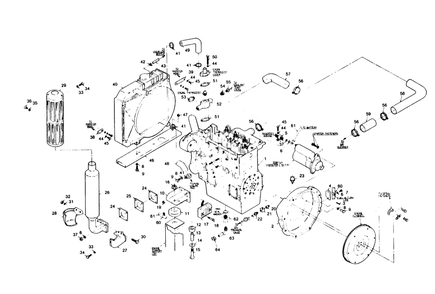 Part Location Diagram of 54477 Generac Mount, Right Hand Engine