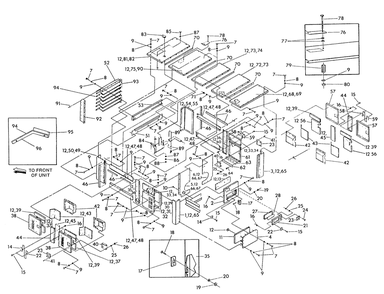Compartment Diagram and Parts List for 9413-0  Generac Generator