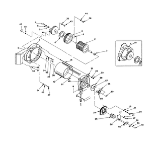Generator Diagram and Parts List for 9575-1  Generac Generator