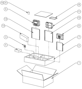 Part Location Diagram of 0G7161 Generac Battery, Aaa