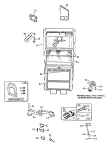 Gn-480 Engine (Part 1) Diagram and Parts List for 9592-3  Generac Generator