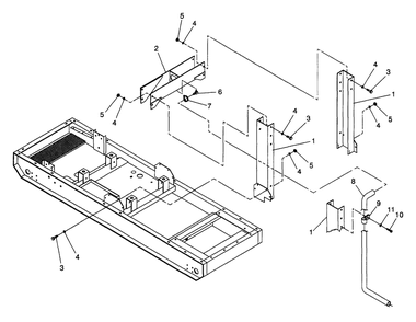 Center Lift Diagram and Parts List for 4063-0  Generac Generator