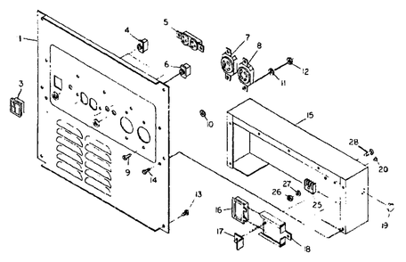 Receptacle Panel No. 68872-B Model L5000e Diagram and Parts List for L5000E (8877-1)(8877-1) Generac Generator