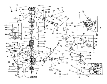 Part Location Diagram of 86692 Generac Adaptor, Stator