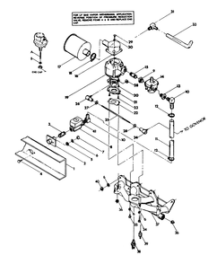 Carburetor System Diagram and Parts List for 9112-7  Generac Generator