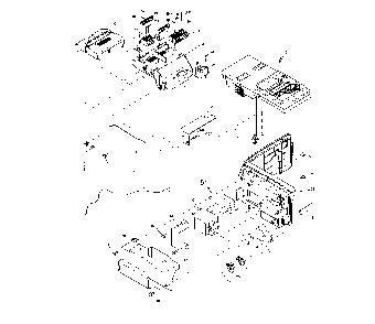 Control panel Diagram and Parts List for 006437-0  Generac Generator