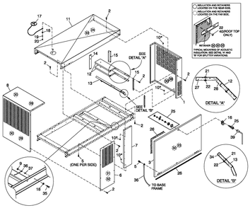 Enclosure C2 Diagram and Parts List for ST03524AVAN (4530446)(2006) Generac Generator