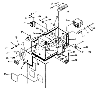 Control Panel Diagram and Parts List for 9428-4  Generac Generator