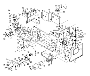 Engine Shrouding Diagram and Parts List for 6246-0  Generac Generator